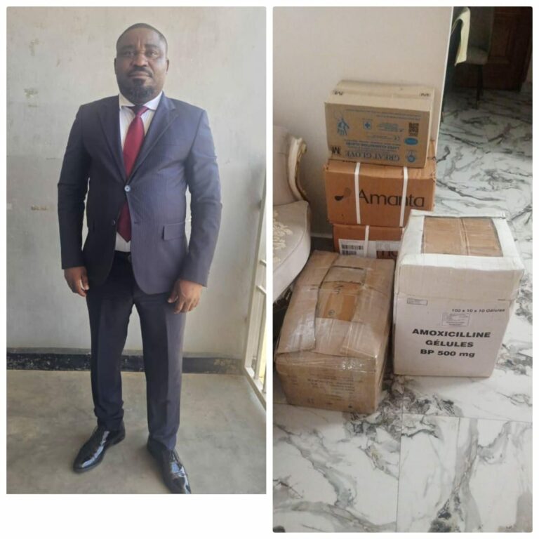 Mwenga : l’élu provincial Musaada Muyomba apporte un appui en médicaments au centre de santé de Lurhala